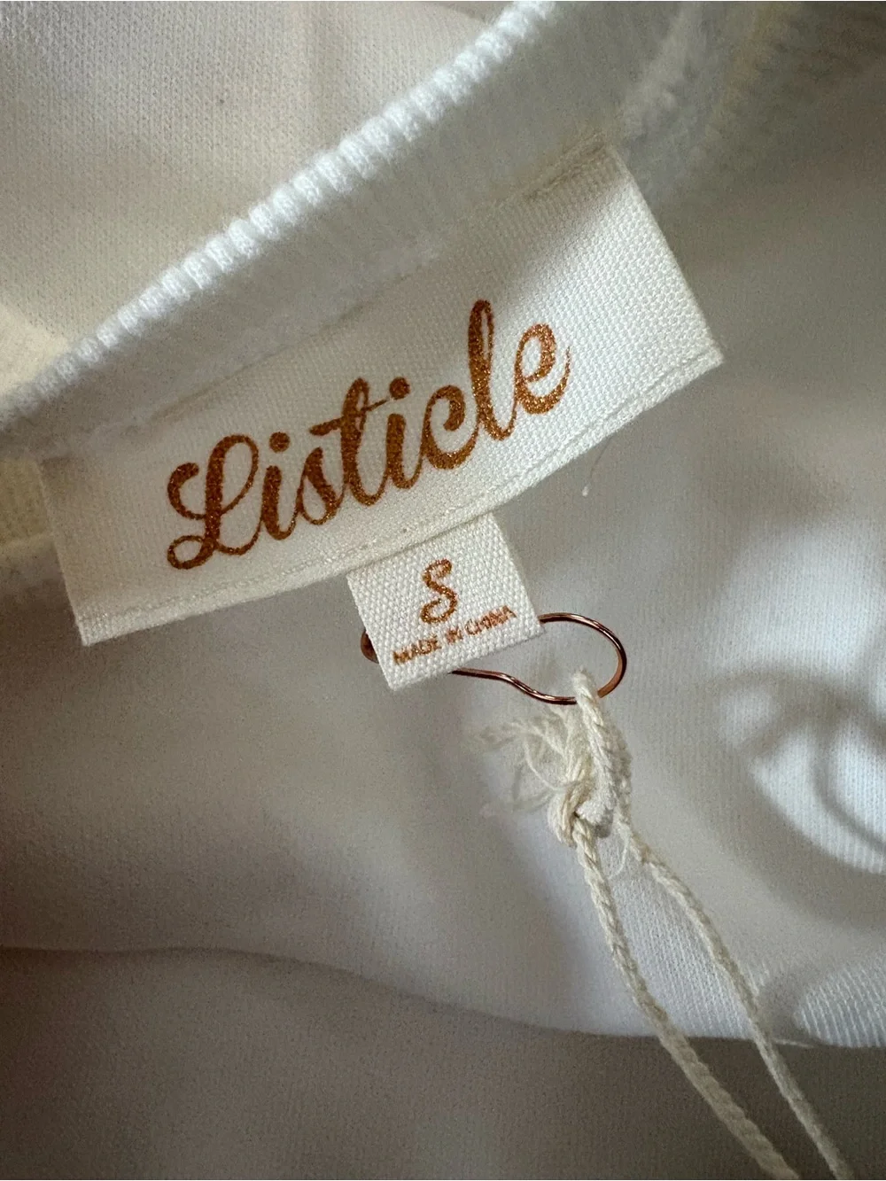 NWT-Listicle Cream Watch Me Jumper - Picture 6 of 12